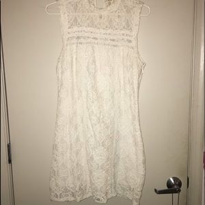 White Lace Hollister Dress